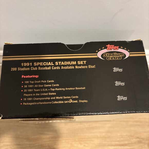 1991 Topps Stadium Club Special Stadium Set 200 Cards Skydome Brand New - Picture 5 of 8